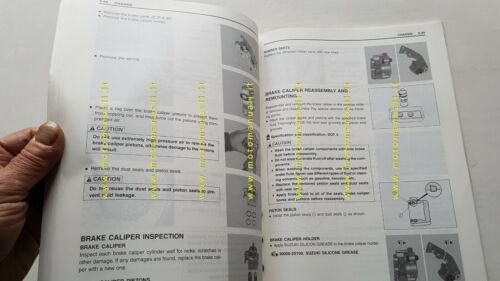 Suzuki DR-Z 400 E 2000 manuale officina ENGLISH originale WORKSHOP …