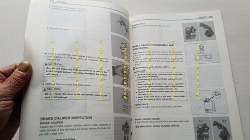 Suzuki DR-Z 400 E 2000 manuale officina ENGLISH originale WORKSHOP …