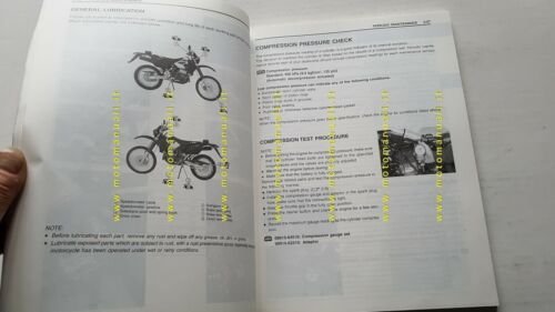 Suzuki DR-Z 400 S 2000 manuale officina ENGLISH originale WORKSHOP …