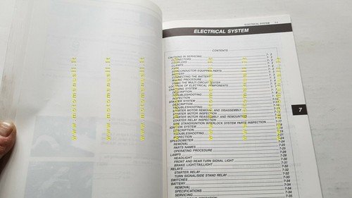 Suzuki DR-Z 400 S 2000 manuale officina ENGLISH originale WORKSHOP …