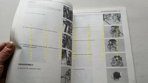 Suzuki DR-Z 400 S 2000 manuale officina ENGLISH originale WORKSHOP …