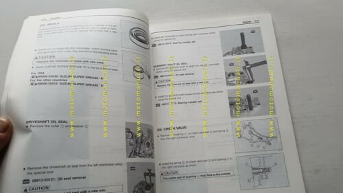 Suzuki DR-Z 400 S 2000 manuale officina ENGLISH originale WORKSHOP …