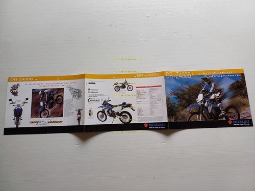 Suzuki DR-Z 400 S depliant italiano originale