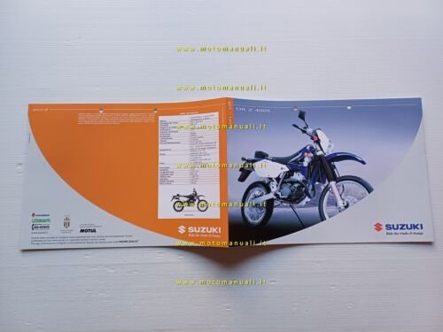 Suzuki DR Z 400 S depliant originale italiano