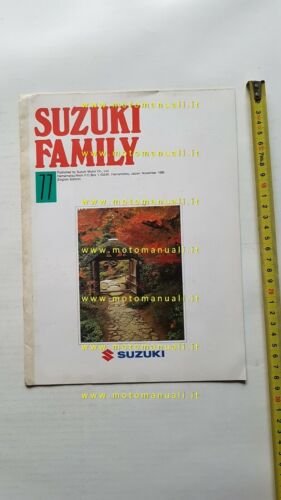 Suzuki Family 77 1986 rivista aziendale opuscolo NO depliant factory …