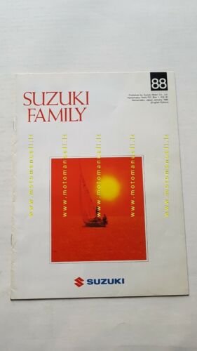 Suzuki Family 88 1990 rivista aziendale opuscolo NO depliant factory …