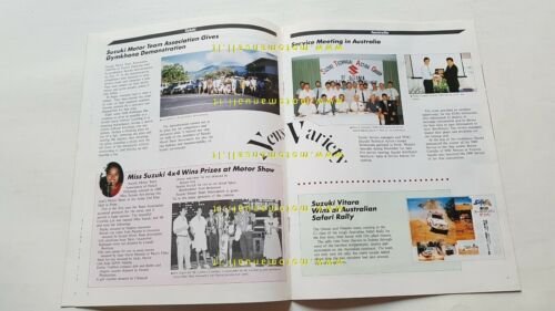 Suzuki Family 88 1990 rivista aziendale opuscolo NO depliant factory …