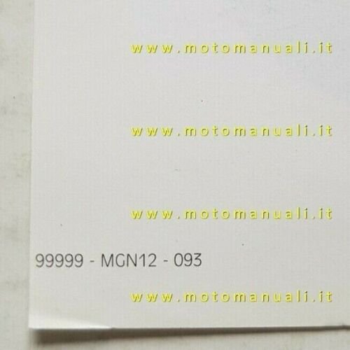 Suzuki GN 125 1993 depliant ITALIANO originale moto genuine brochure