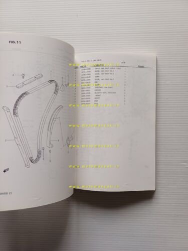 Suzuki GR 650 1983 catalogo ricambi originale spare parts catalogue