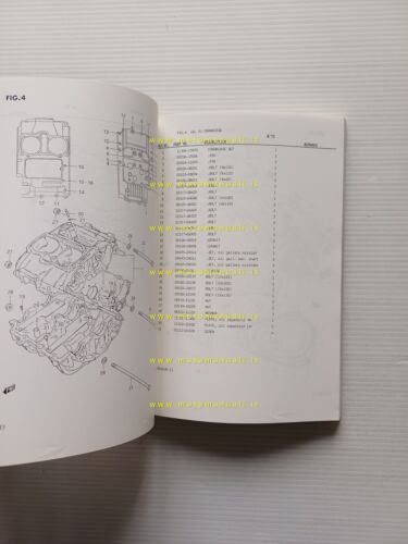 Suzuki GR 650 1983 catalogo ricambi originale spare parts catalogue