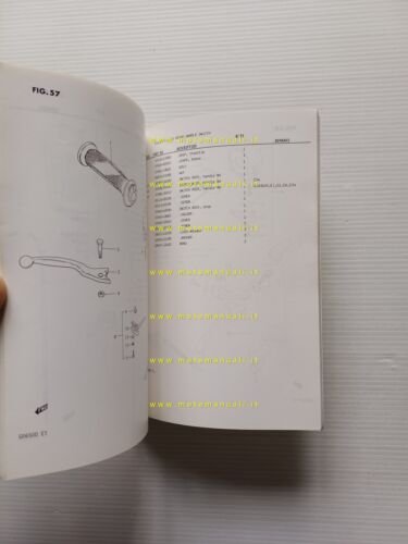 Suzuki GR 650 1983 catalogo ricambi originale spare parts catalogue