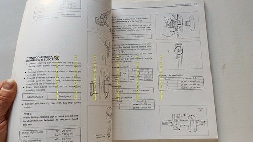 SUZUKI GR 650 1983 manuale officina INGLESE originale workshop manual