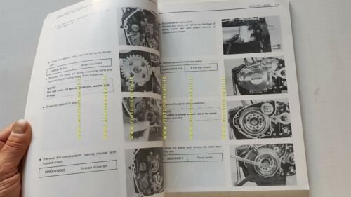 SUZUKI GR 650 1983 manuale officina INGLESE originale workshop manual
