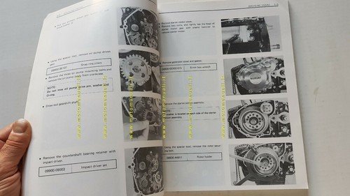 SUZUKI GR 650 1983 manuale officina INGLESE originale workshop manual