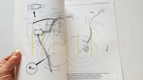 SUZUKI GR 650 1983 manuale officina INGLESE originale workshop manual