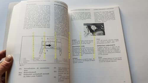 Suzuki GS 1000 1978 manuale officina originale italiano tedesco repair …