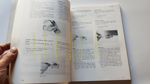 Suzuki GS 1000 1978 manuale officina originale italiano tedesco repair …