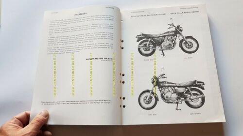 Suzuki GS 1000 1978 manuale officina originale italiano tedesco repair …