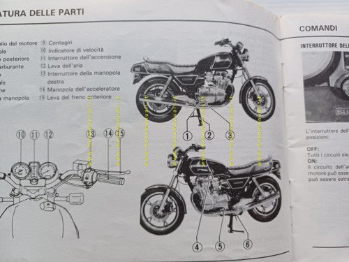 Suzuki GS 1100 G 1981-82 manuale uso manutenzione italiano originale