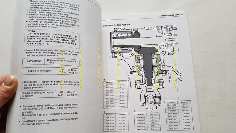 Suzuki GS 1100 G 1982 manuale officina ITALIANO originale workshop …