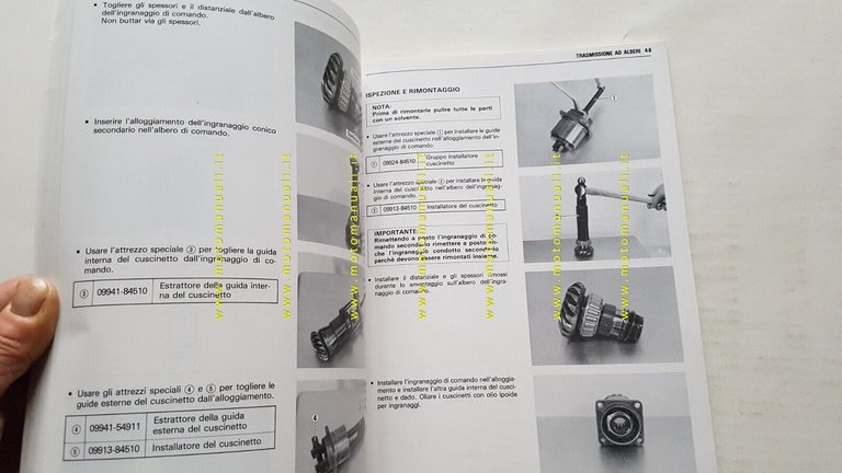 Suzuki GS 1100 G 1982 manuale officina ITALIANO originale workshop …