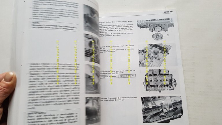 Suzuki GS 1100 G 1982 manuale officina ITALIANO originale workshop …