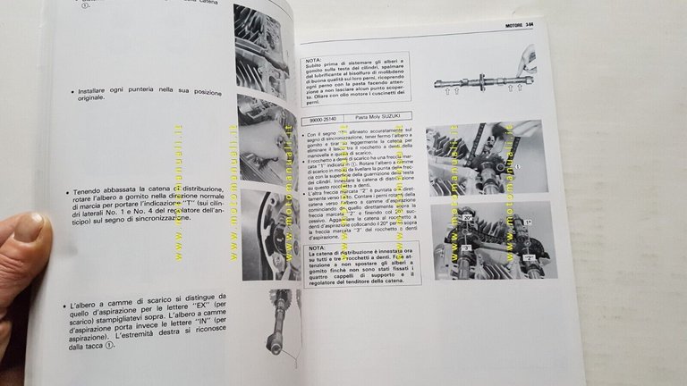 Suzuki GS 1100 G 1982 manuale officina ITALIANO originale workshop …