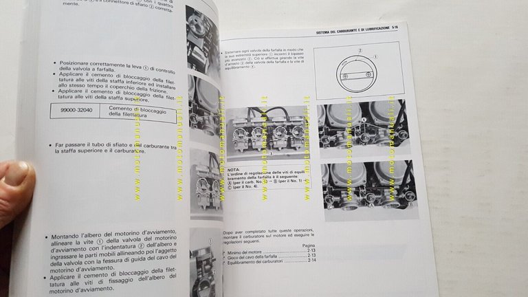 Suzuki GS 1100 G 1982 manuale officina ITALIANO originale workshop …
