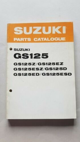 SUZUKI GS 125 Z-E-S-D 1982 catalogo ricambi originale spare parts …