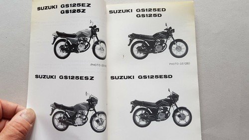 SUZUKI GS 125 Z-E-S-D 1982 catalogo ricambi originale spare parts …