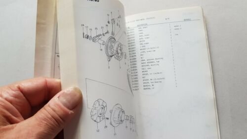 SUZUKI GS 125 Z-E-S-D 1982 catalogo ricambi originale spare parts …