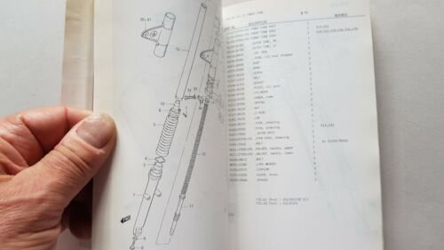 SUZUKI GS 125 Z-E-S-D 1982 catalogo ricambi originale spare parts …