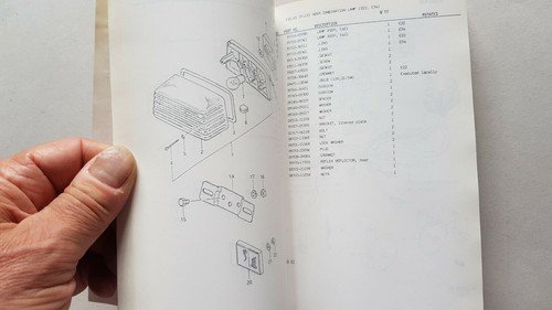SUZUKI GS 125 Z-E-S-D 1982 catalogo ricambi originale spare parts …