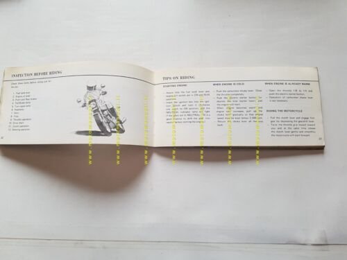 Suzuki GS 400 1976 manuale uso manutenzione libretto originale INGLESE