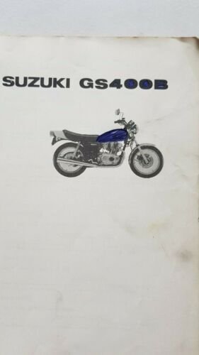 SUZUKI GS 400 B 1976 catalogo ricambi originale spare parts …