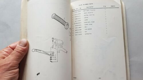 SUZUKI GS 400 B 1976 catalogo ricambi originale spare parts …