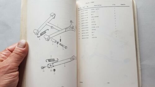 SUZUKI GS 400 B 1976 catalogo ricambi originale spare parts …