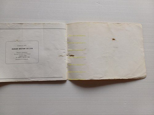 Suzuki GS 450 E 1980-81 manuale uso manutenzione moto ITALIANO …