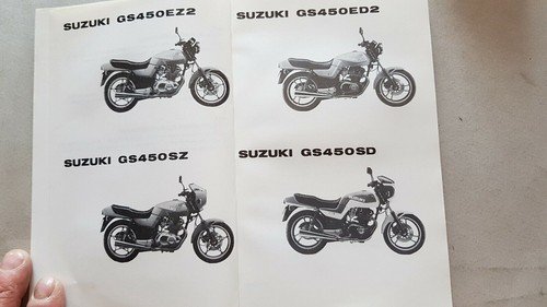 Suzuki GS 450 ED2 1982-83 catalogo ricambi originale moto parts …
