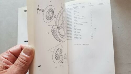 Suzuki GS 450 ED2 1982-83 catalogo ricambi originale moto parts …
