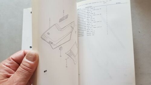 Suzuki GS 450 ED2 1982-83 catalogo ricambi originale moto parts …