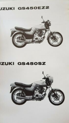 Suzuki GS 450 EZ2-SZ 1982 catalogo ricambi originale moto parts …