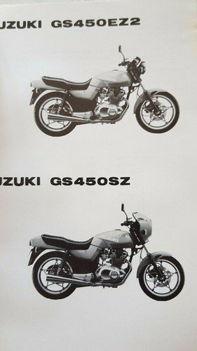 Suzuki GS 450 EZ2-SZ 1982 catalogo ricambi originale moto parts …
