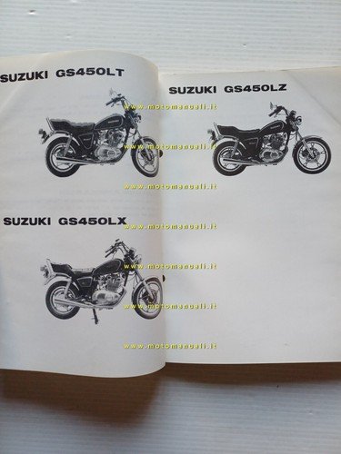 Suzuki GS 450 L (T-X-Z) 1982 catalogo ricambi originale moto …