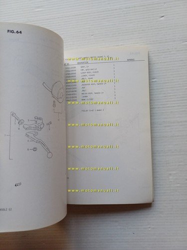 Suzuki GS 450 L (T-X-Z) 1982 catalogo ricambi originale moto …