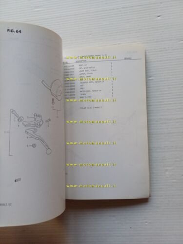 Suzuki GS 450 L (T-X-Z) 1982 catalogo ricambi originale moto …