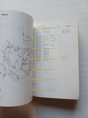 Suzuki GS 450 L (T-X-Z) 1982 catalogo ricambi originale moto …