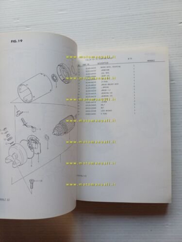 Suzuki GS 450 L (T-X-Z) 1982 catalogo ricambi originale moto …