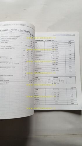 Suzuki GS 450 Modelli 1979-87 manuale officina INGLESE originale WORKSHOP …