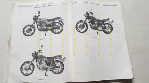 Suzuki GS 450 Modelli 1979-87 manuale officina INGLESE originale WORKSHOP …